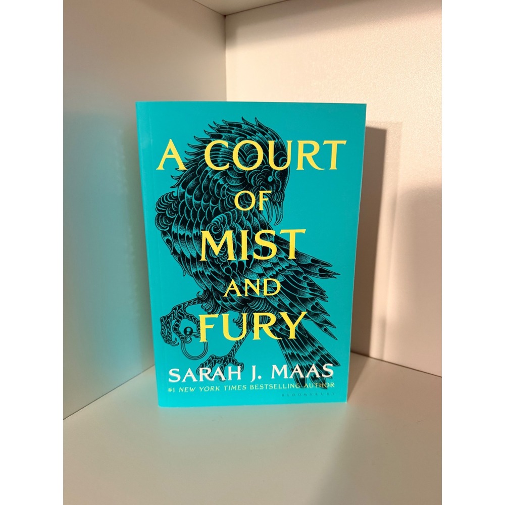 A Court of Mist and Fury Sarah J Maas ACOTAR Book 2 Paperback Bloomsbury Teal